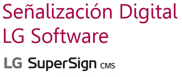 Señalizacion Digital Software SuperSign CMS -