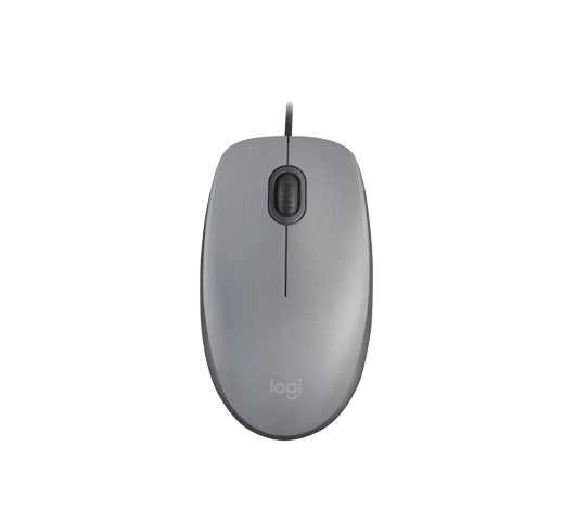 MOUSE LOGITECH M110 SILENCIOSO OPTICO ALAMBRICO USB PC/MAC GRIS
