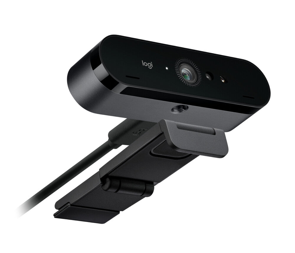 WEBCAM LOGITECH BRIO 4K ULTRA HD 13MP 30 FPS ZOOM 5X ENFOQUE AUTOMATICO USB-C