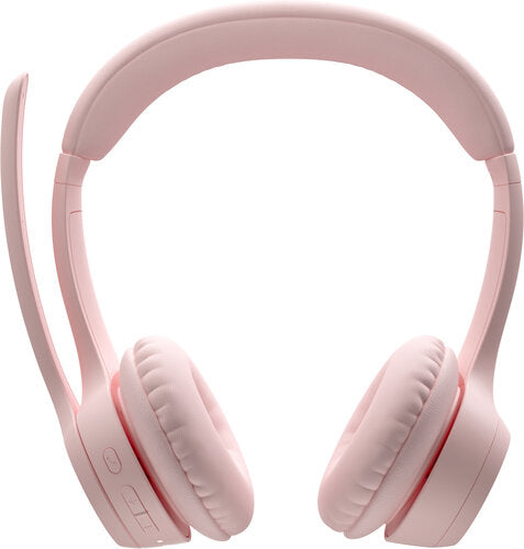 AUDIFONOS DIADEMA LOGITECH ZONE 300 INALAMBRICOS BLUETOOTH RECARGABLE TYPE C ROSA