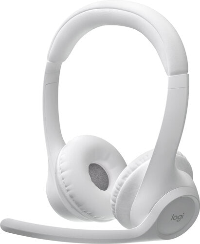 AUDIFONOS DIADEMA LOGITECH ZONE 300 INALAMBRICOS BLUETOOTH RECARGABLE TYPE C BLANCO