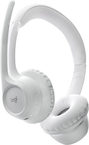 AUDIFONOS DIADEMA LOGITECH ZONE 300 INALAMBRICOS BLUETOOTH RECARGABLE TYPE C BLANCO