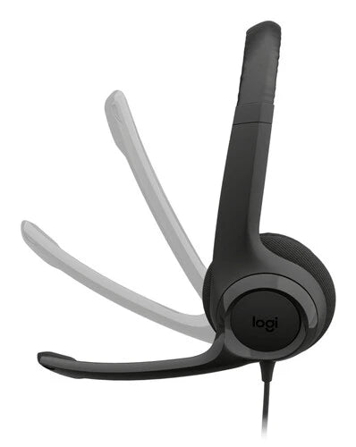 AUDIFONOS DIADEMA LOGITECH H390 SUPRESION DE RUIDO CONTROL DE VOLUMEN USB-C NEGRO