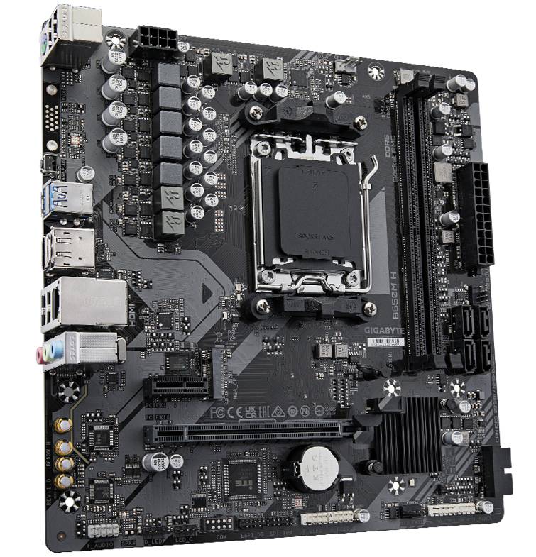 Tarjeta Madre Gigabyte Micro ATX B650M H - S-AM5, AMD B650, 96GB DDR5 para AMD