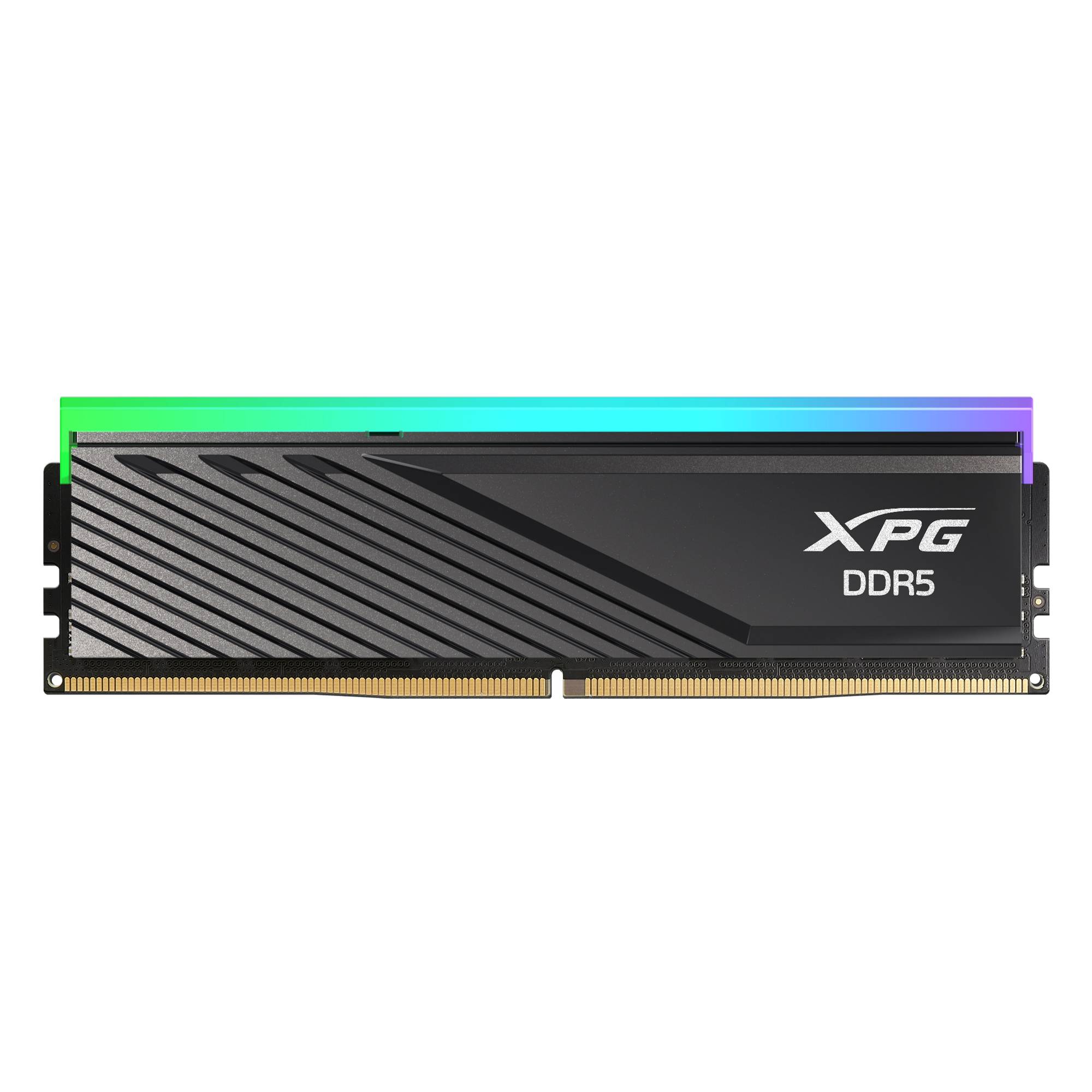 Memoria RAM ADATA XPG LANCER BLADE RGB - DDR5 32GB UDIMM 6000MHz, con Iluminación RGB. Disipador NEGRO. AX5U6000C3032G-SLABRBK 