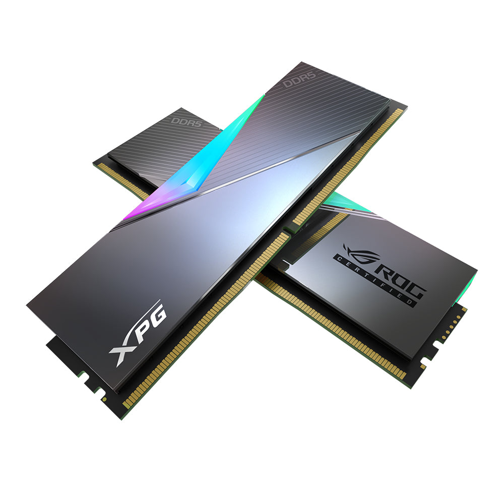 Memoria RAM ADATA XPG LANCER BLADE RGB - DDR5 2X16GB UDIMM 6600MT/s, con Iluminación RGB. Disipador NEGRO. AX5U6600C3216G-DCLARROG