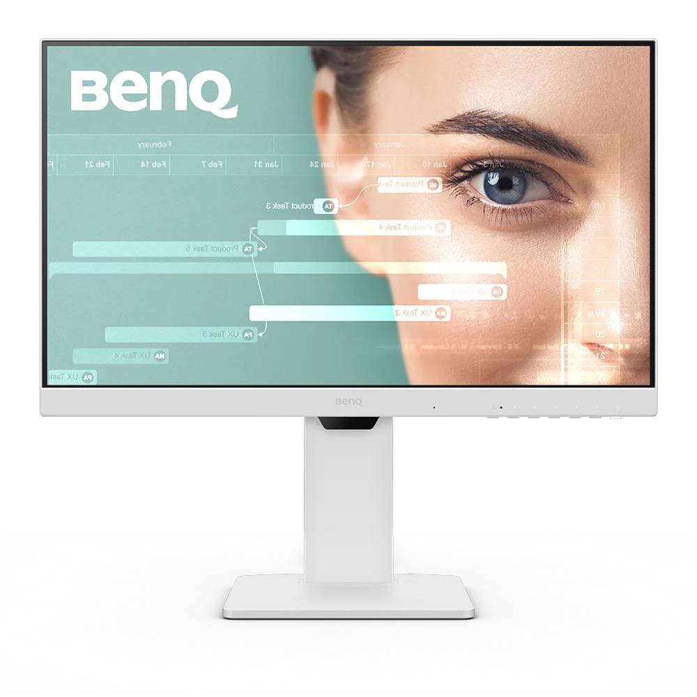 MONITOR BENQ GW2486TC 24FHD 9H.LMLLB.QBL - LED de 23.8 Pulgadas, Wide Screen. Resolución: Full HD (1920 x 1080). Panel IPS / Anti-Glare