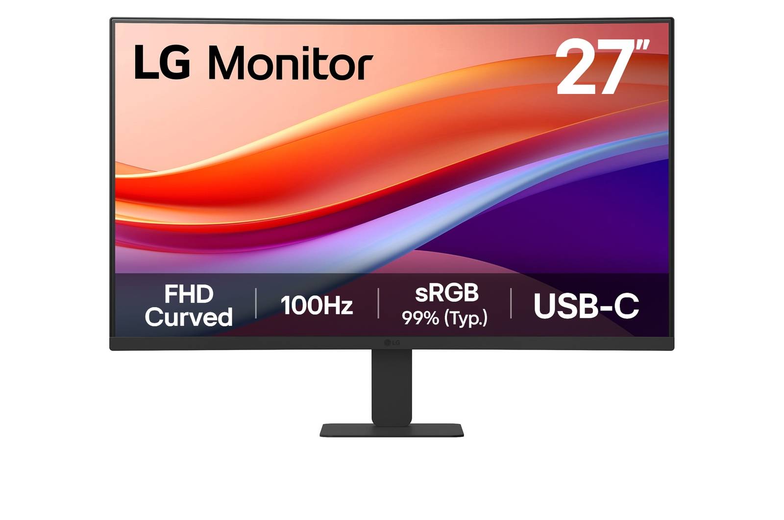MONLGE3190 MON LG 27 (27U421A-B) FHD CUR USB-C -