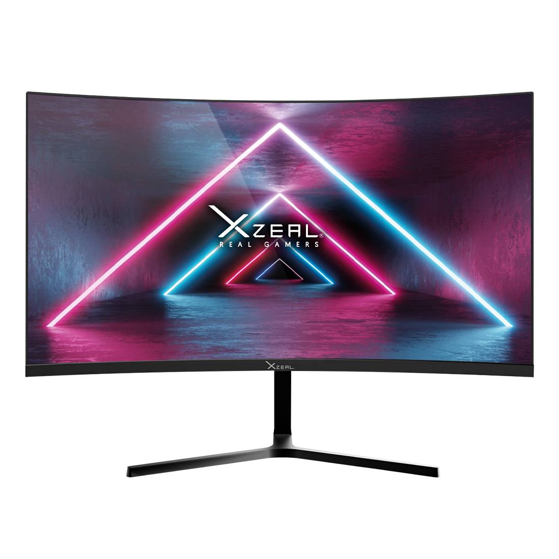Monitor Xzeal 23.8 pulgadas Xzeal XSPMG07B XST-570-1 Panel Curvo VA FHD 100Hz 5ms 1xVGA + 1xHDMI + Vesa 100x100mm Negro -