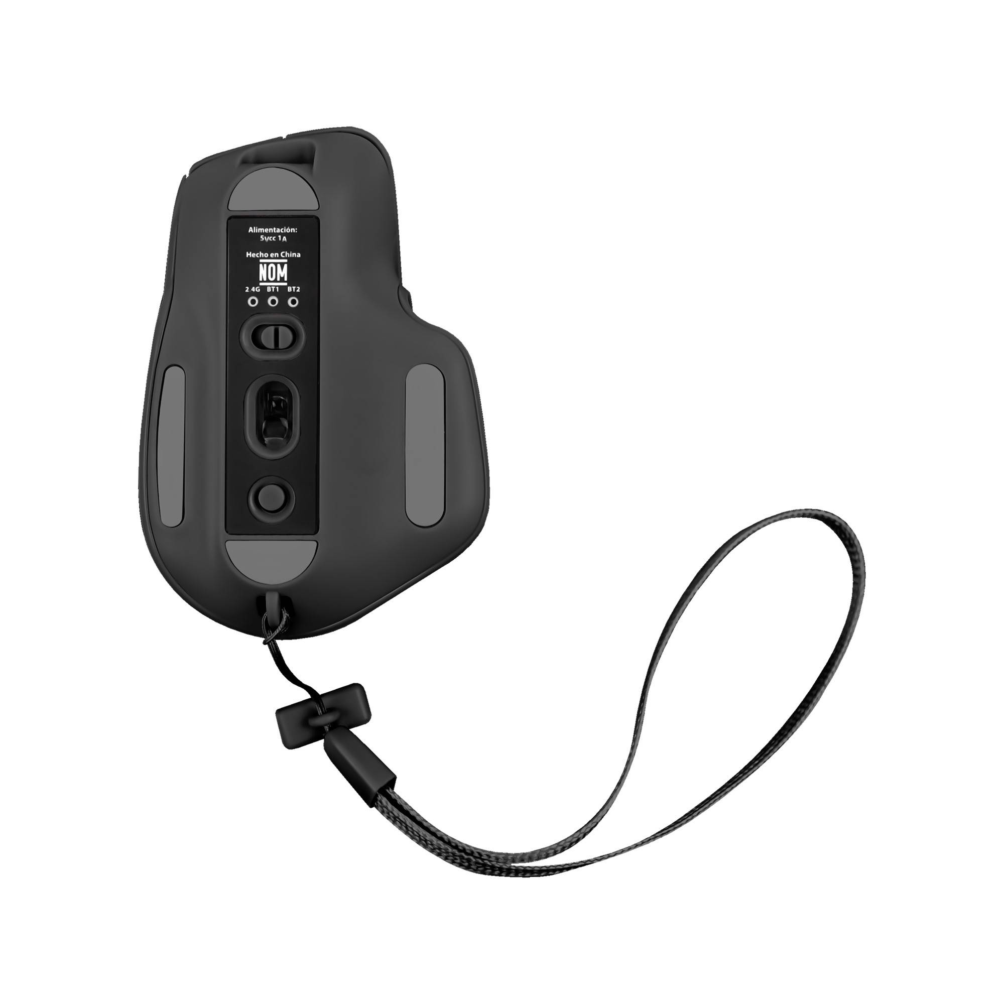 Mini Ratón Recargable Conexión Dual 2.4 GHz + Bluetooth Pixie Color Negro | PERFECT CHOICE -