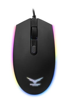 Mouse Gamer Crossfire Naceb Technology NA-0936 - Alámbrico, 800/1000/1200 DPIs, Negro