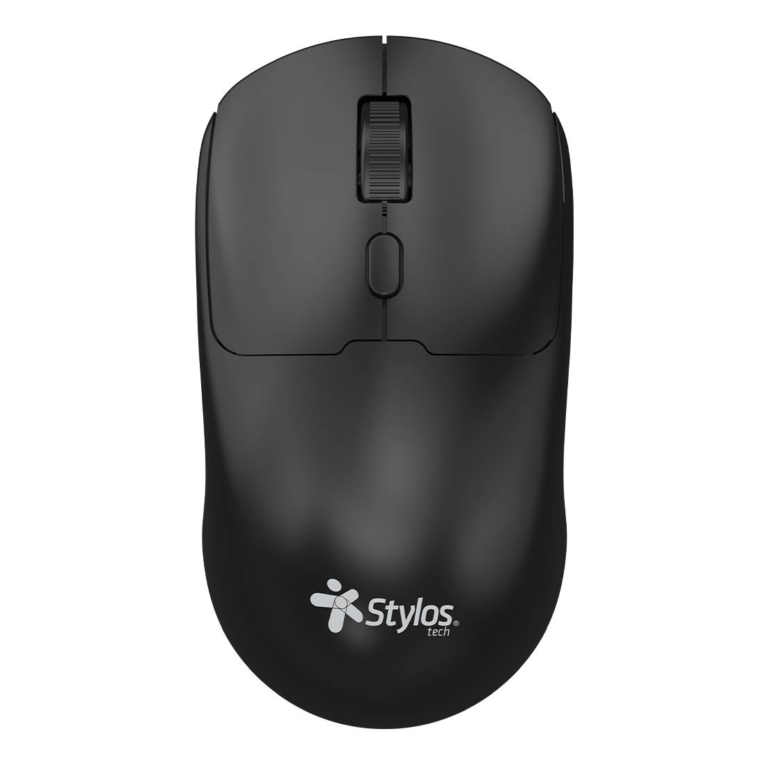 Mouse Inalámbrico Recargable Stylos STPMOI7B 1 - 600 Dpi 3 Niveles 4 Botones Conexión USB Nano 2.4Ghz Negro