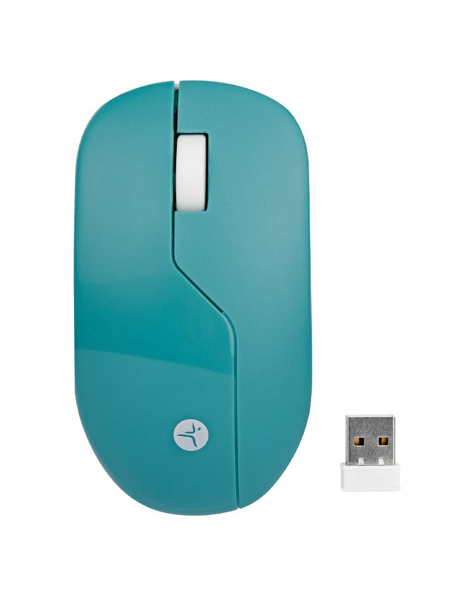 Mouse Inalámbrico ARMOR  Recargable TECHZONE color Verde - 1200 DPI, 3 Botones.