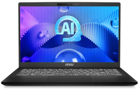 ULTRABOOK MSI MODERN 15 H AI C1MG/ 15.6 FHD / INTEL ULTRA 5 125H HASTA 4.5GHZ / DDR5 16GB (8GB*2) / 512GB SSD / WIN 11 PRO / INCLUYE MOUSE