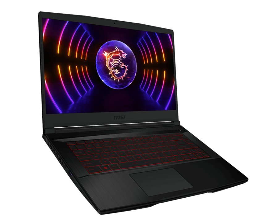PORTATIL GAMER MSI THIN GF63 / 15.6 FHD 144HZ / INTEL CORE I5 12450H HASTA 4.4 GHZ / DDR4 8GB / 1TB SSD / NVIDIA RTX 2050 GDDR6 4GB / WIN 11 HOME / TECLADO EN INGLES