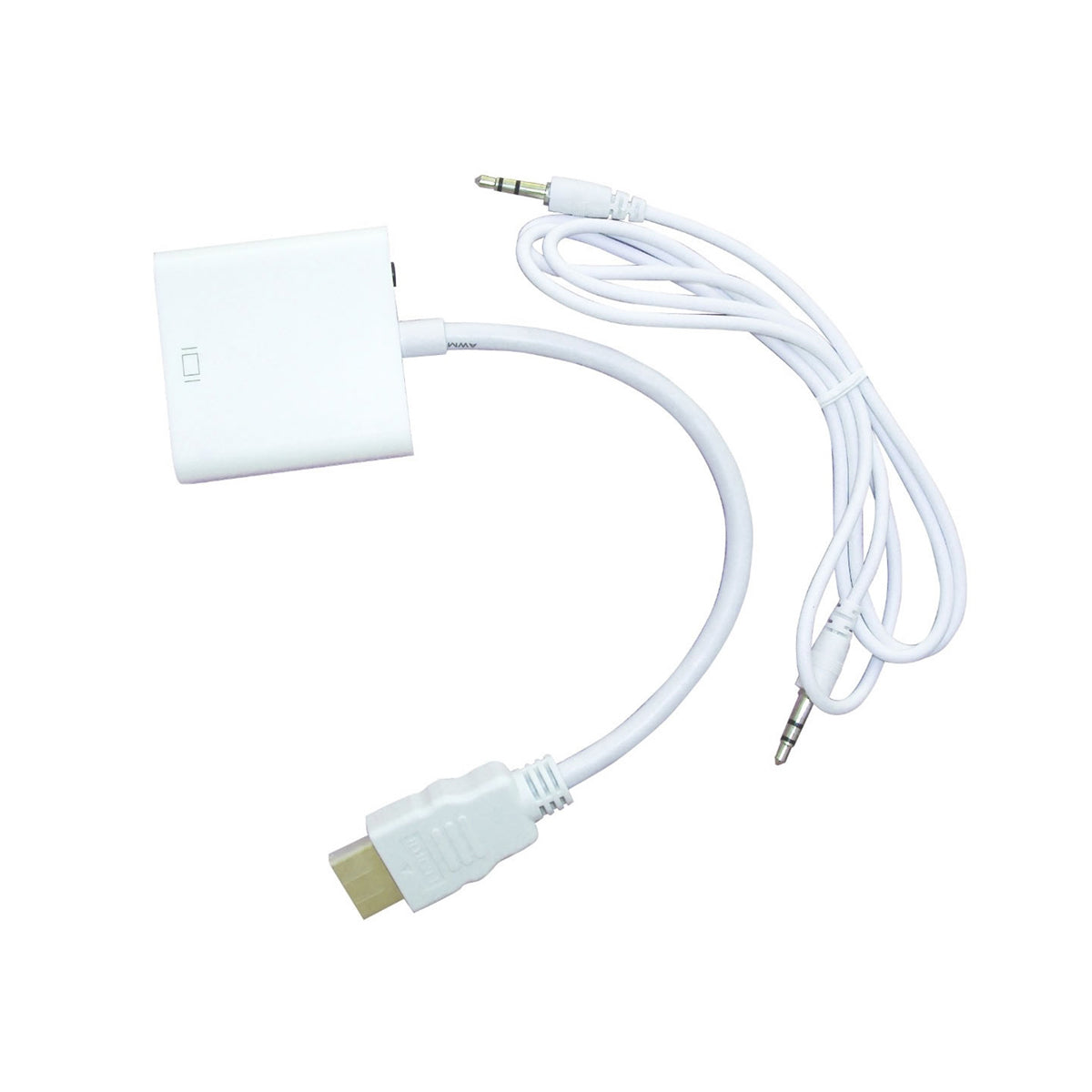 ADAPTADOR NACEB (NA-235) 18CM,HDMI-VGA + AUDIO 3.5,HD-FHD,AUDIO DTS-HD,DOLBY 10.2GBPS