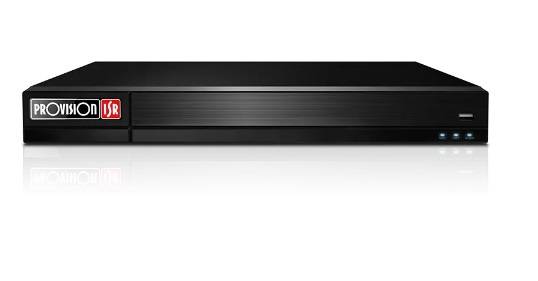 NVR de 16 canales - soporta cámaras IP de hasta 8 MP, HDD 10 TB, HDMI, analíticos básicos