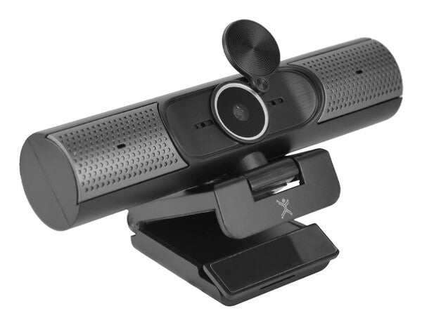 CAMARA WEB 2K 5 MEGAPIXELES, CON BOCINA DUAL PARA VIDEOCONFERENCIA, ROTACION 360, AUTOFOCUS, CON CANCELACION DE RUIDO