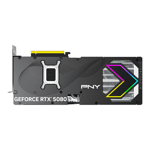 TARJETA DE VIDEO PNY NVIDIA RTX 5080 ARGB TRIPL FAN OC / 16GB GDDR7 / PCIE 5.0 X16 / GAMA ALTA/ GAMER