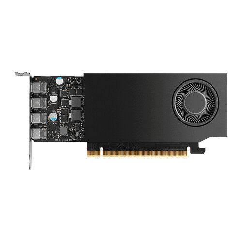 TARJETA DE VIDEO PNY NVIDIA QUADRO A400/PCIE X16 3.0/4 GB/GDDR6/3X MINIDP 1.4/BAJO PERFIL/GAMA MEDIA/DISEÑO