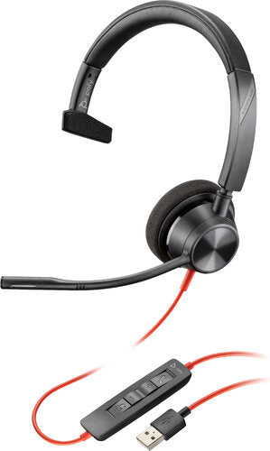 DIADEMA HP POLY 8X230AA BW 5210 / MONOAURALES USB-C/A CONECTOR DE 3,5 MM CANCELACION DE RUIDO