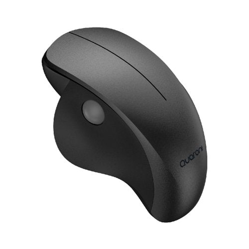 MOUSE INALMBRICO ERGONMICO SCROLL LATERAL QUARONI 3 SCROLL/RECEPTOR 2.4 GHZ/1200 DPI/PTICO/BAJO CONSUMO/NEGRO
