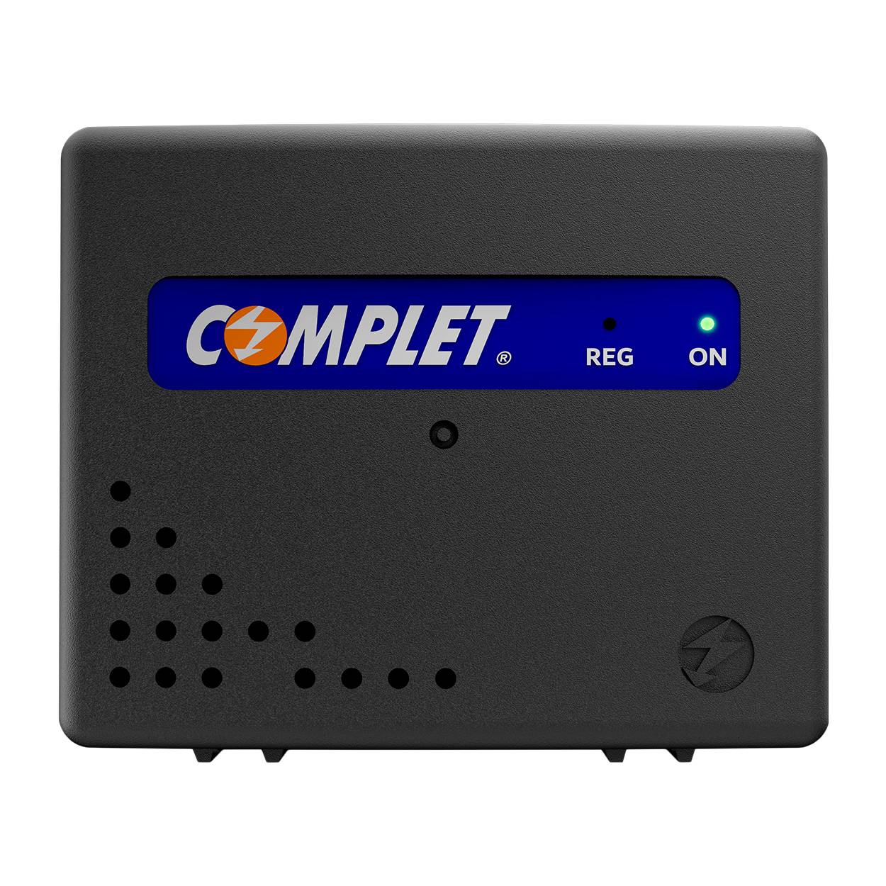 Regulador de Voltaje COMPLET RPLUS 2000 VA / 1000W Contacto 8 tipo NEMA 5-15R - Supresor de picos de voltaje 504 J, P/N ERV-6-012, Clavija de salida NEMA 5