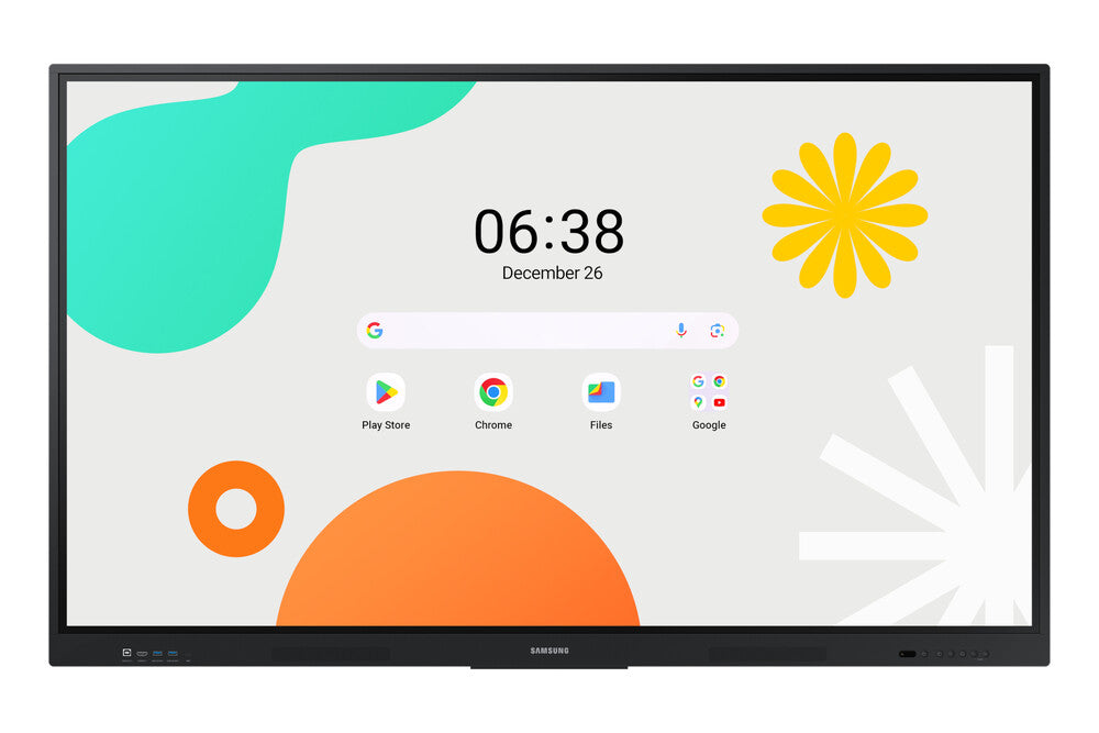 MONITOR INTERACTIVO SEÑALIZACION DIGITAL SAMSUNG 65 ANDROID OS, WA65F UHD, WIFI 16/7, TOUCH