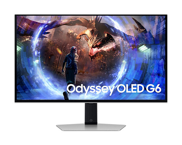 MONITOR LED SAMSUNG 27 PULGADAS QHD (2,560 X 1,440) FLAT ODYSSEY OLED G6, 0.03MS (GTG), 360 HZ, FREESYNC™ , D. PORT, HDMI, USB HUB