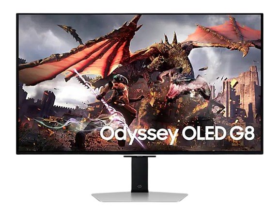 MONITOR LED SAMSUNG 32 PULGADAS 4K UHD (3,840 X 2,160) FLAT, ODYSSEY OLED G8, 0.03MS, FREESYNC™ PREMIUM PRO, 240 HZ,  D. PORT, HDMI, USB HUB, WIFI, BOCINAS