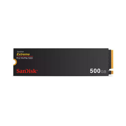UNIDAD DE ESTADO SOLIDO SSD INTERNO SANDISK EXTREME 500GB M.2 2280 NVME PCIE GEN4 LECT.5000MBS ESCRIT.4000MBS PC LAPTOP MINIPC  SDSSDX3N-500G-G26