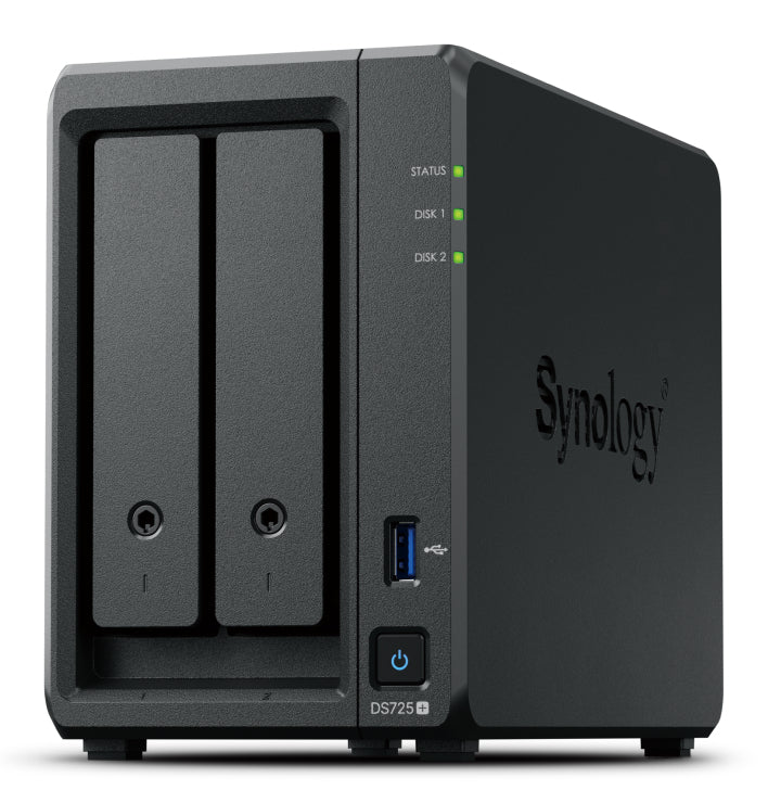 Servidor NAS marca Synology modelo DS725+ 2 Bahias DiskStation -