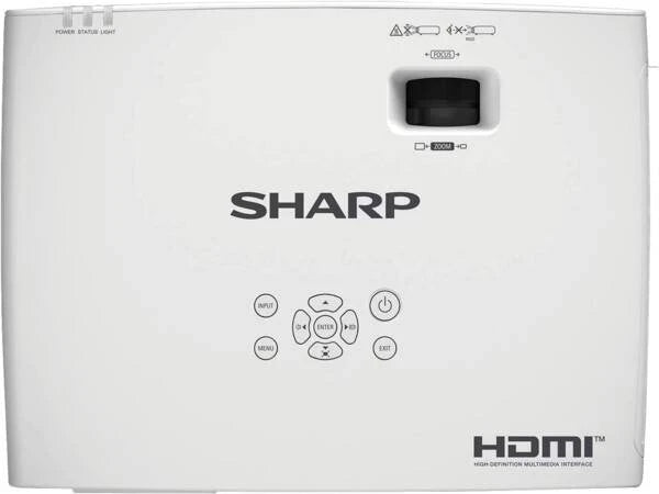 VIDEOPROYECTOR LASER SHARP XP-E501U-W 3 LCD 5000 LM WUXGA CONT 5,000,000:1 HDMI/HDCP, RJ45, USB-A/B 1.5A, ZOOM 1.2X, SPK16W