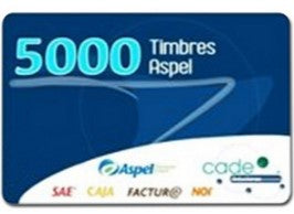 Timbres Fiscales ASPEL Paquete de 5000 Timbres FACTE/5000 (Electrónico) -