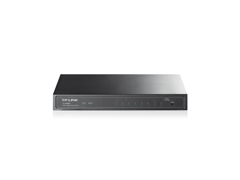 Switch Gigabit Smart 8 Puertos  TP-LINK SG2008 (TL-SG2008) -