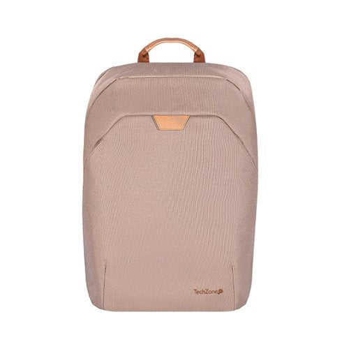 MOCHILA BACKPACK TECHZONE ECHO HERO DE 15.6 TZLBP56W-C DE MATERIALES RECICLADOS CAMEL