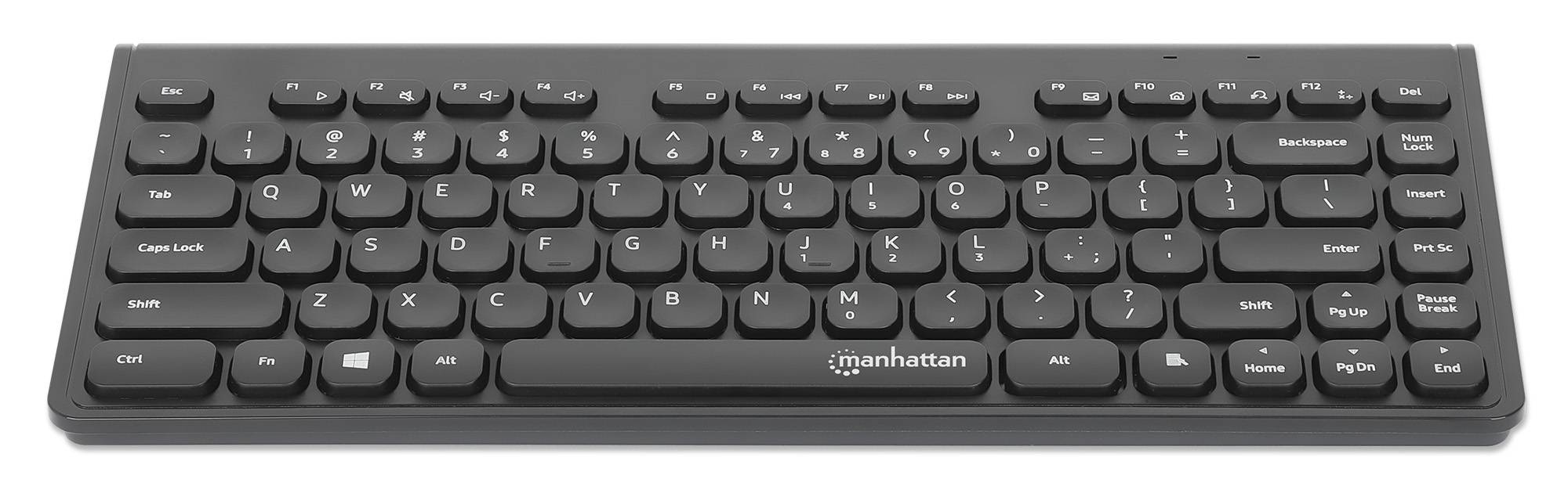 180764 Teclado Mini Inalambrico Negro -