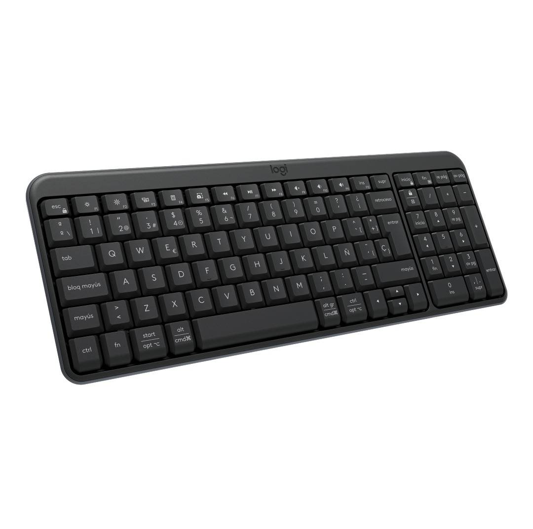 Teclado Logitech K250 920-013445 inalámbrico - color grafito.