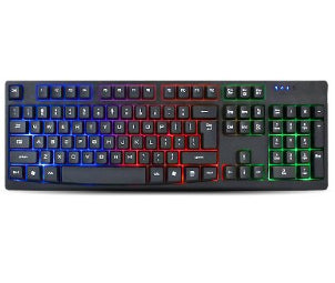 Teclado BROBOTIX 841581 - USB, Negro