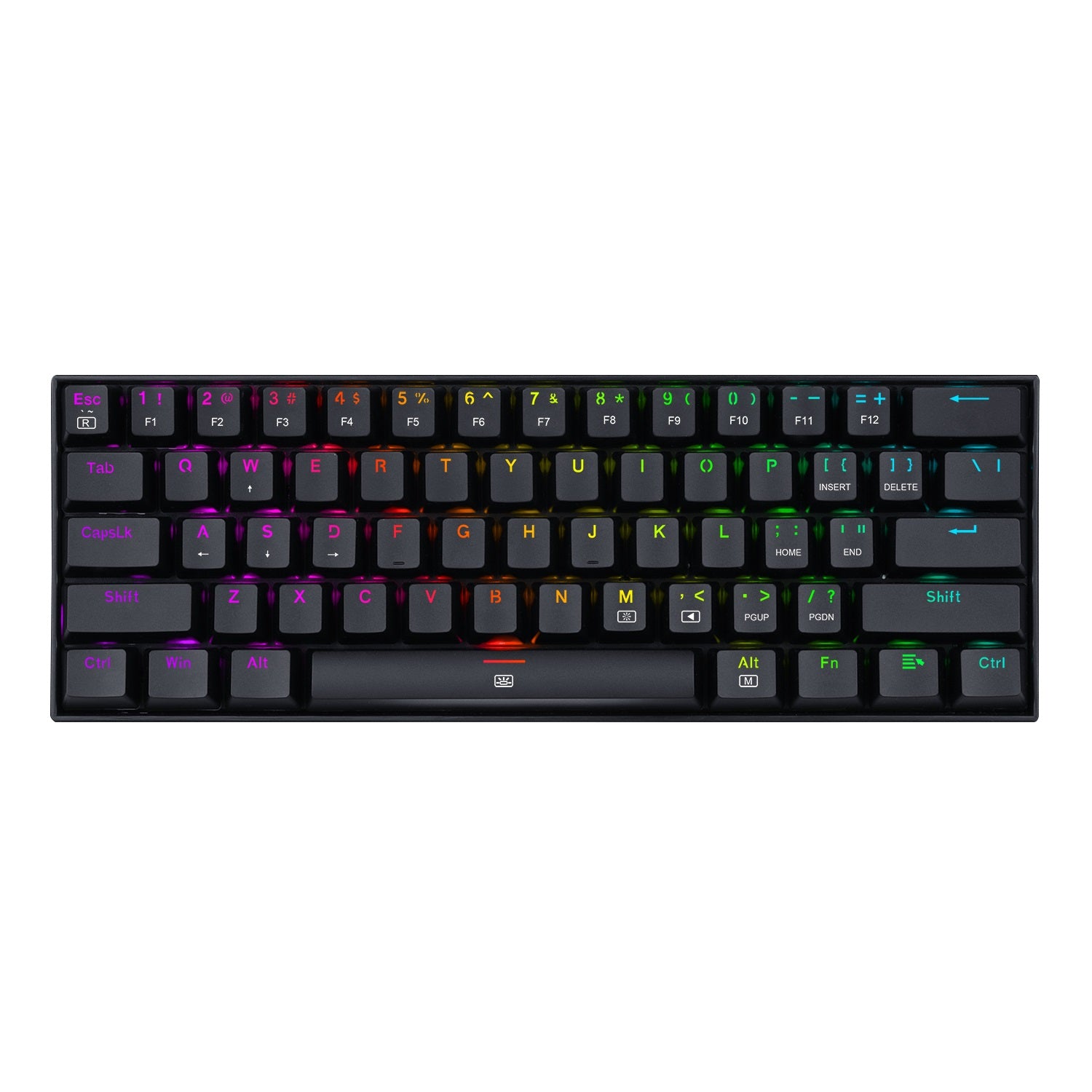 Teclado Mecánico Redragon Dragonborn - K630RGB RED, Inglés, Negro, RGB