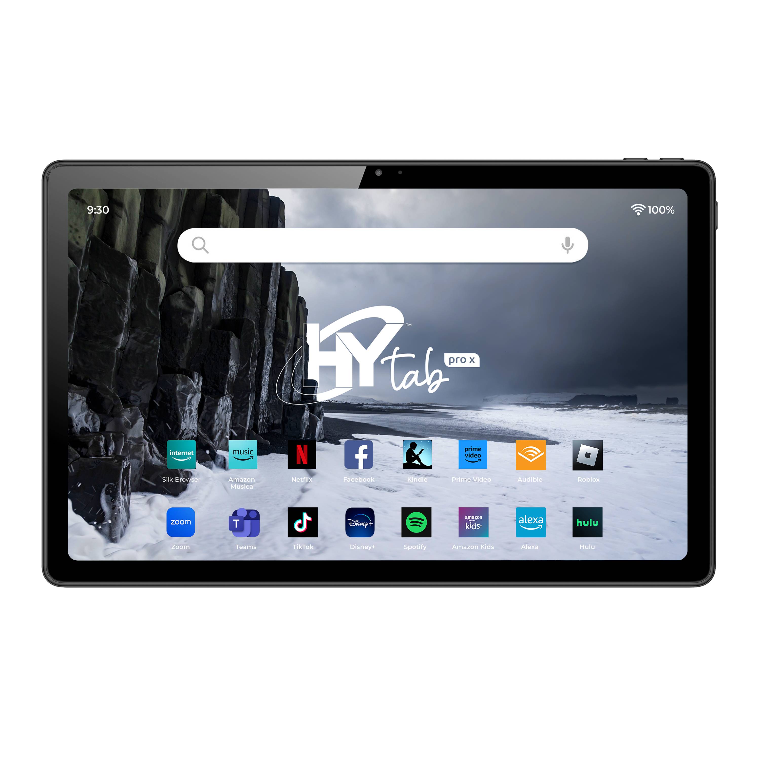 Tableta HYUNDAI Pro X HT10LA3MSGNA01 - 10.3 pulgadas Full HD, Android 13, 8GB RAM, 256GB. 4G LTE. Incluye Stylus Pen, Audífonos y Protector de Pantalla