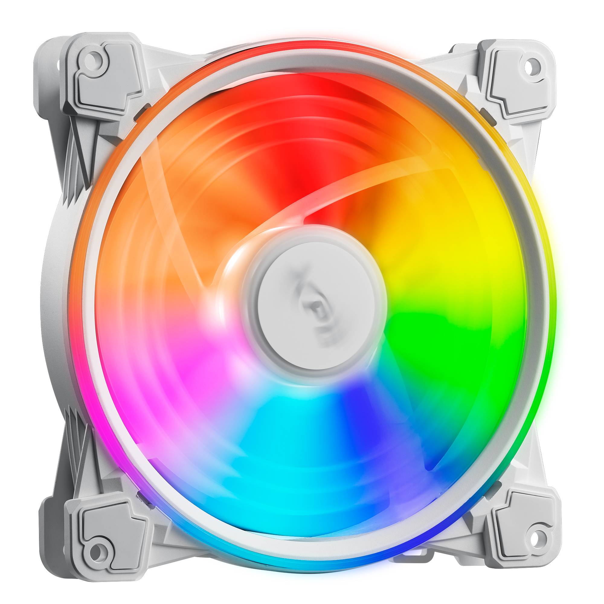 Ventilador XPG HURRICANE 140 ARGB PWM (Pulse Width Modulation). 140mm. Con Iluminacion ARGB. BLANCO. HURRICANE140ARGBPWM-WHCWW -