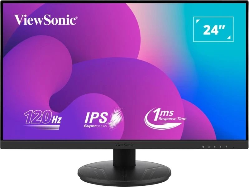 MONITOR VIEWSONIC GAMER VX2416A, 1920 X 1080, FULL HD, 120 HZ, 1 MS TIEMPO DE RESPUESTA, CON ALTAVOCES, USB C, HDMI, DISPLAY PORT, 3 AÑOS DE GARANTIA