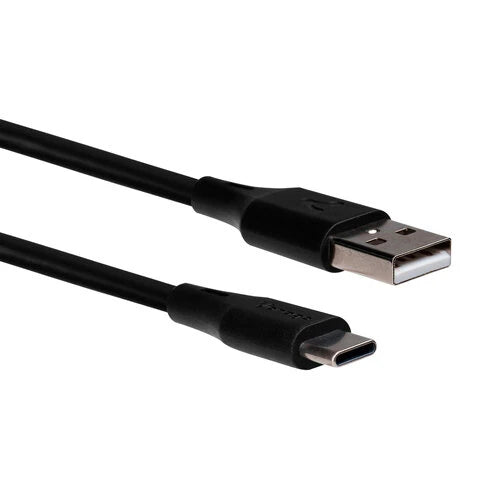 CABLE VORAGO CAB-C01B USB-TIPO C 1 METRO CARGA RAPIDA NEGRO