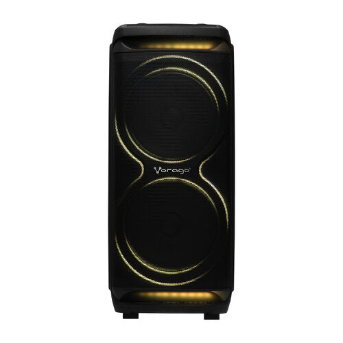 BAFLE / VORAGO / KSP-800, 15X2 MICROFONO INALAMBRICO NEGRO