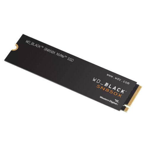 UNIDAD DE ESTADO SOLIDO SSD INTERNO WD BLACK SN850X 8TB M.2 2280 NVME PCIE GEN4 X4 LECT.7200MB/S ESCRIT.6600MB/S TBW 4800  WDS800T2X0E-00CDD0