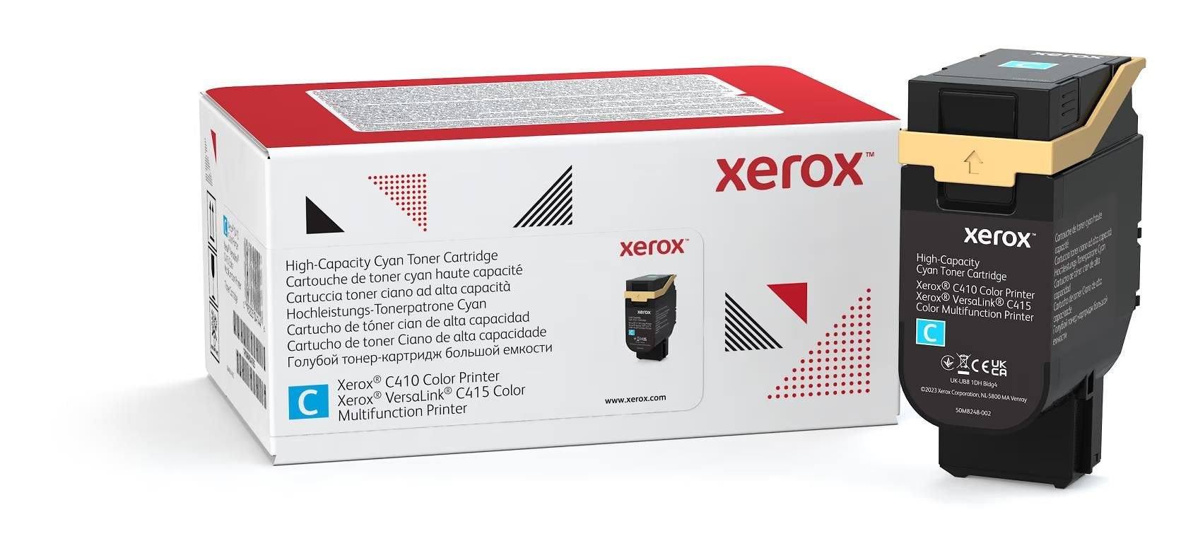 TONER XEROX CYAN 006R04765, ALTA CAPACIDAD, 7,000 PAGINAS, PARA C410/C415