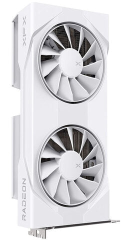 TARJETA DE VIDEO XFX SWIFT RX 9060 XT DUAL FAN / WHITE/8GB/ GDDR6/ PCIE 5.0/128 BIT/GAMA ALTA