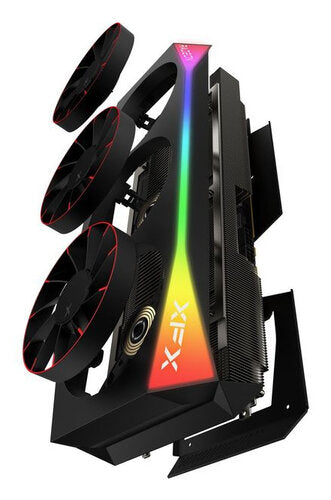 TARJETA DE VIDEO XFX MERCURY RX 9070 XT MAGNETIC AIR/ RGB/16GB/ GDDR6/ PCIE 5.0/256 BIT/GAMA ALTA