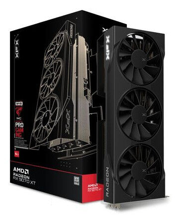 TARJETA DE VIDEO XFX AMD RADEON RX 9070 XT SPEEDSTER SWIFT TRIPLE FAN / 16GB/ GDDR6/ PCIE 5.0/256 BIT/GAMA ALTA